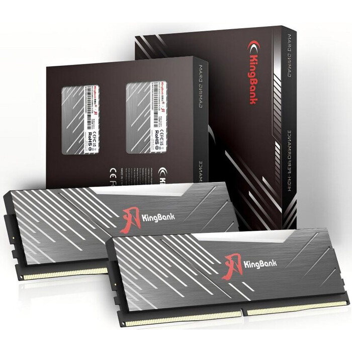 Оперативная память KingBank RGB DDR5 6000MHz, K5.01.FLM5ED9402, 2x16 Гб KIT, 32 Гб №3
