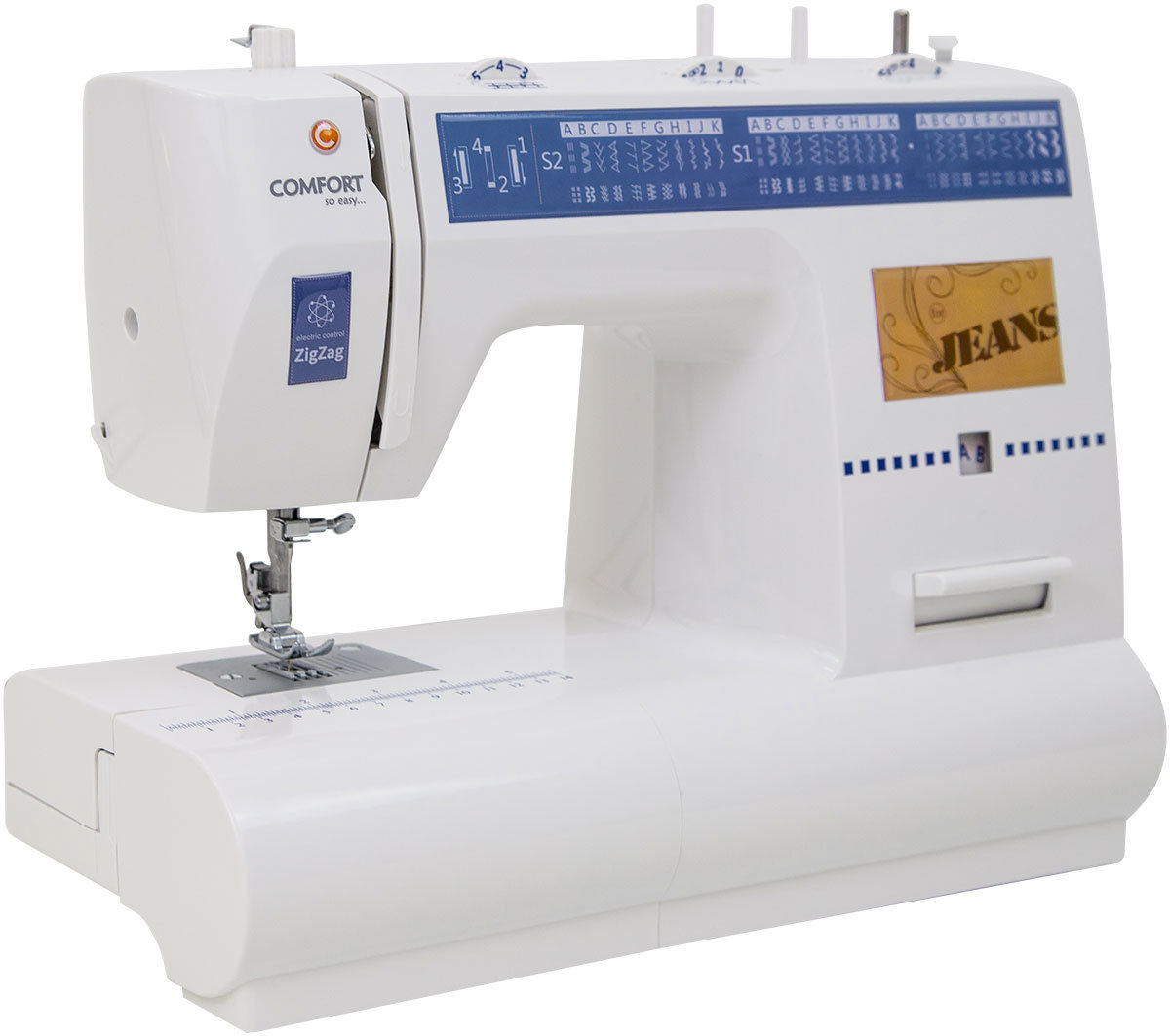 Швейная машина Comfort 130, Белый/Синий детальное изображение - 1