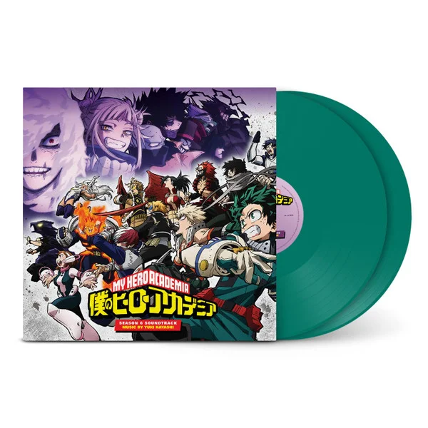Виниловая пластинка Yuki Hayashi – My Hero Academia: Season 6 – Coloured Green 2LP детальное изображение - 2