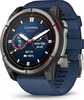 Смарт-часы Garmin Quatix 8 51 мм, AMOLED, Sapphire, Titanium, Синий силиконовый ремешок вариант - 1