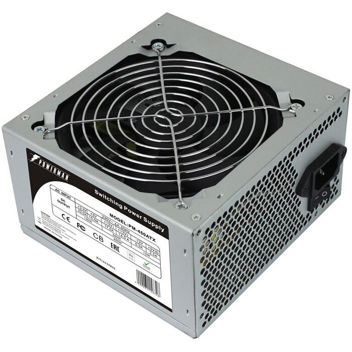 Блок питания PowerMan PM-450ATX OEM, 450 Вт №1